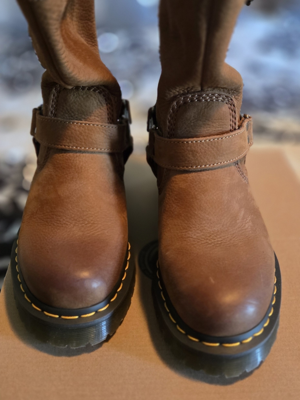 Dr. Martens Anistone Hi Boots - Brown - Picture 3 of 9